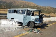 واژگونی مینی بوس در زنجان پنج مصدوم بر جا گذاشت