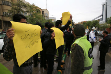 تجمع دانشجویان مشهدی در محکومیت اهانت به قرآن درسوئد‎‎