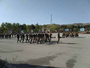 صبحگاه مشترک در پادگان جوادالائمه (ع) لشگرک