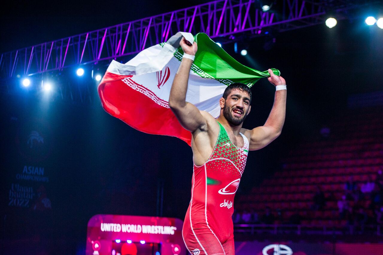 Championnats d'Asie de lutte libre: l’équipe d’Iran remporte 3 médailles d'or