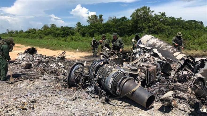 Venezuela neutraliza 2 aviones narcotráfico colombiano