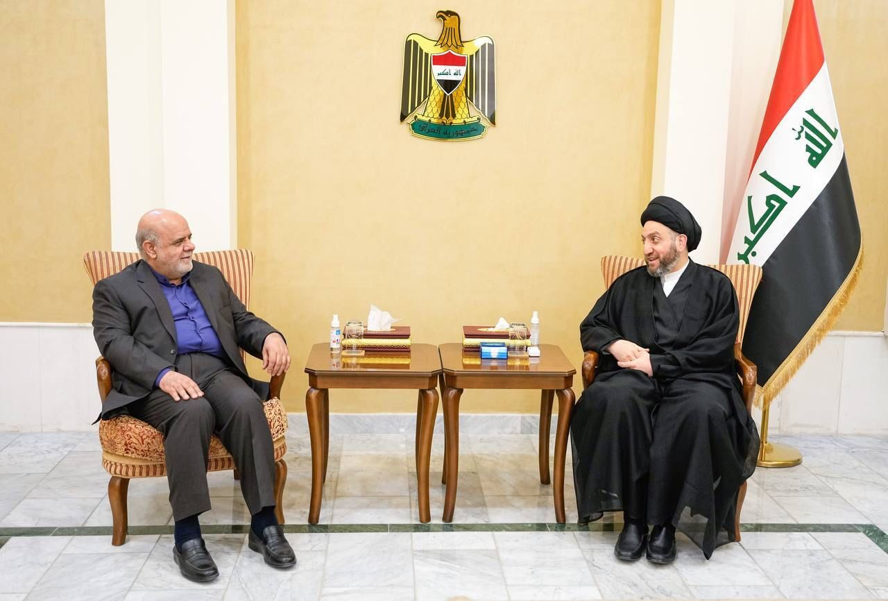 دیدار خداحافظی سفیر ایران با حکیم / رایزنی درباره آخرین تحولات سیاسی عراق و منطقه