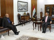 دیدار خداحافظی مسجدی با رئیس شورای عالی قضایی عراق
