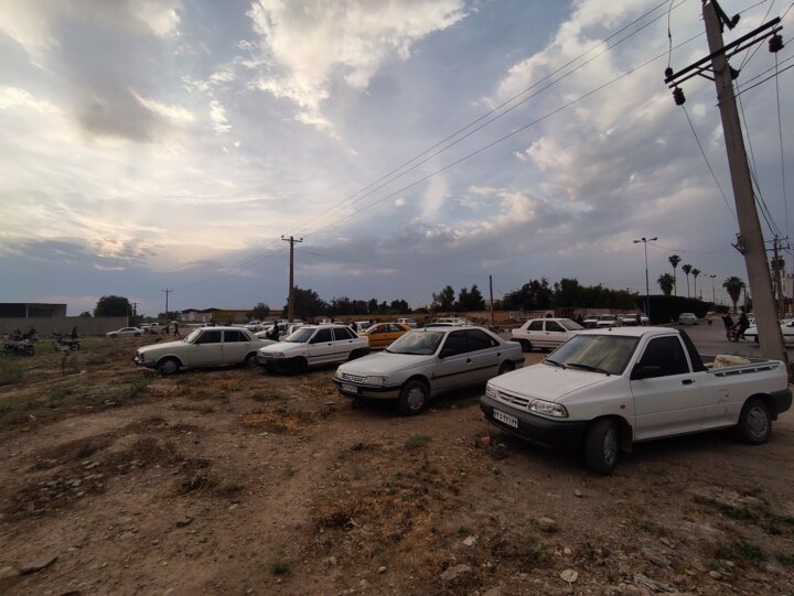 فرود اضطراری بالگرد هلال احمر در نزدیکی شهر منتظران دزفول