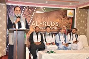 Pakistani speakers stress on continued support for Palestine cause at Quds conference