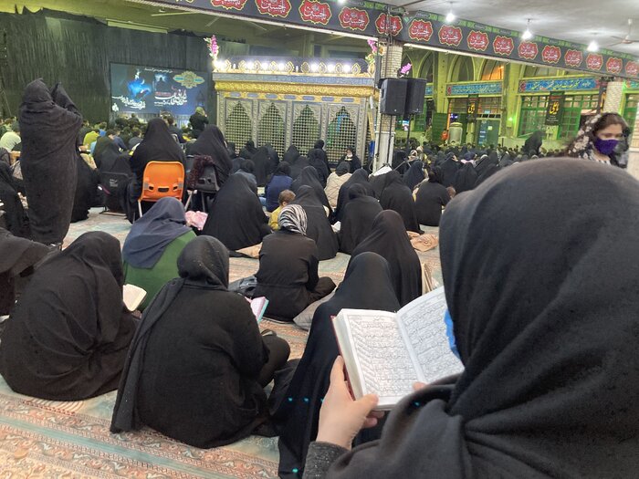 مزار شهدای گمنام وعدهگاه استجابت در شب قدر