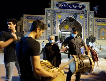 احیای شب بیست و یکم ماه رمضان-در پارک شغاب بوشهر