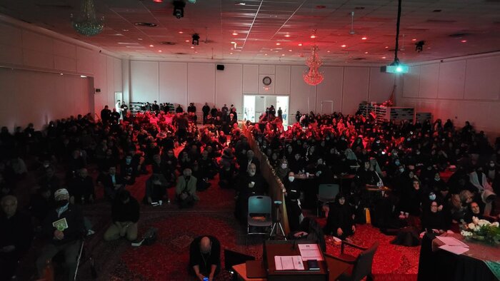 شمیم مناجات و ندای "الغوث الغوث" خیل عظیم مسلمانان در مهمترین مرکز اسلامی آمریکا