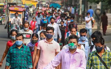 استفاده از ماسک در هند دوباره اجباری شد