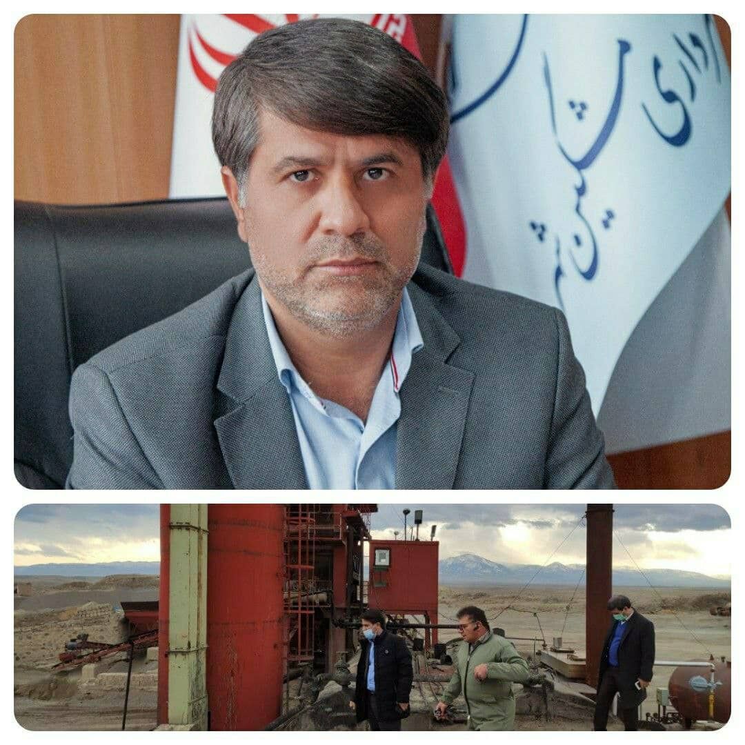 کارخانه تولید آسفالت شهرداری مشگین‌شهر به سوخت پاک تجهیز شد 