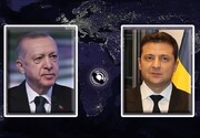 گفت وگوی تلفنی زلنسکی و اردوغان در مورد توافق صادرات غلات اوکراین 