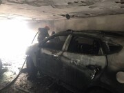 ۷ مصدوم در حادثه آتش‌سوزی ساختمان مسکونی در خیابان کریمخان