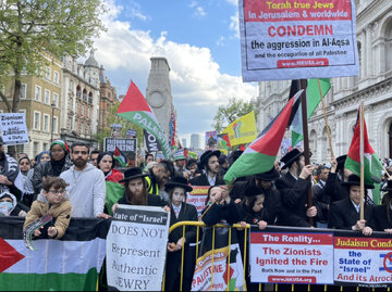 تاکید بر نابودی کامل اسرائیل در راهپیمایی روز جهانی قدس در لندن + فیلم