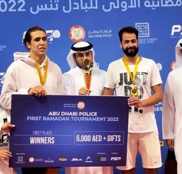 پسران ایران قهرمان مسابقات پدل امارات شدند