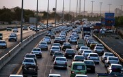 ترافیک سنگین در آزادراه تهران-قم و محورهای چالوس و هراز