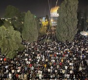 Al menos 250 mil palestinos realizaron rezo colectivo en la Mezquita Al-Aqsa
