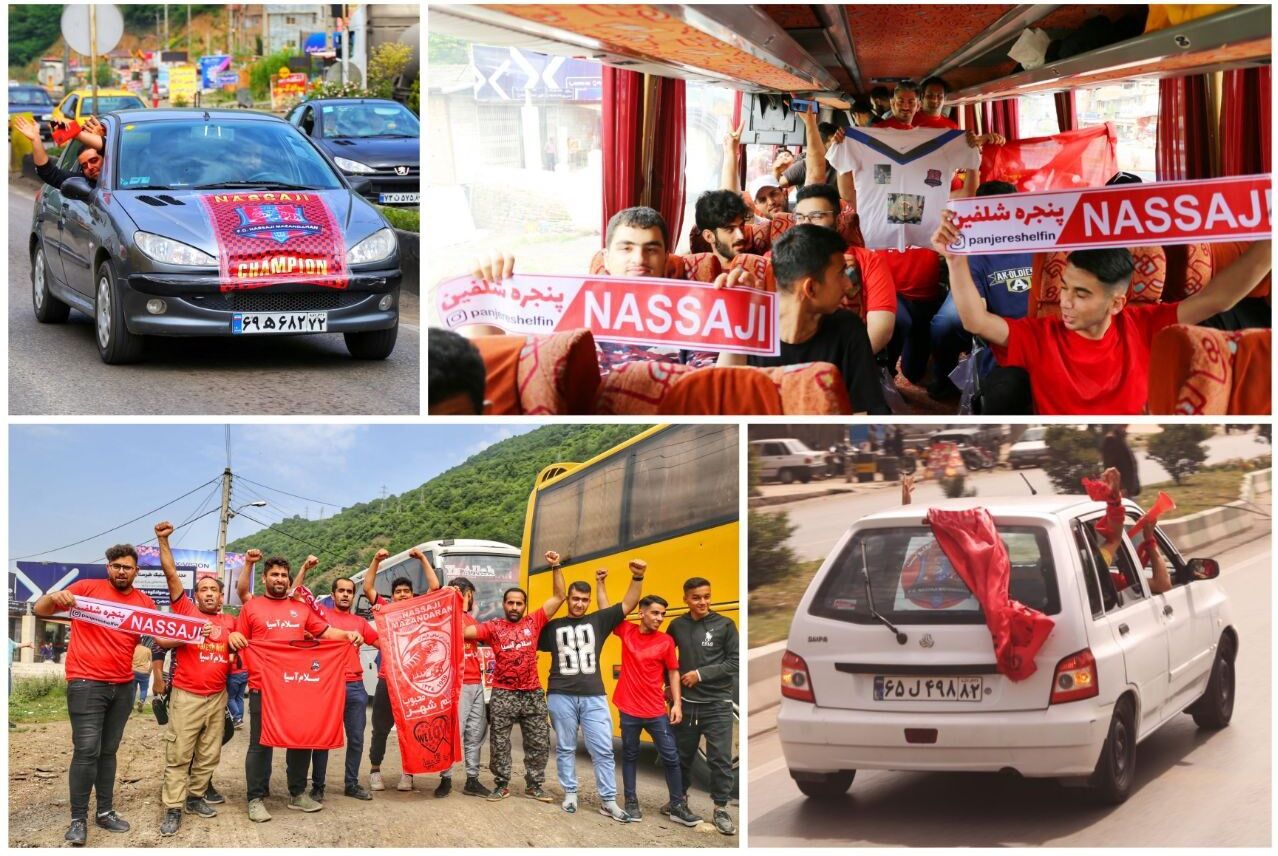 ترافیک هواداران نساجی در محورهای سوادکوه و هراز ترافیک هواداران نساجی در محورهای سوادکوه و هراز