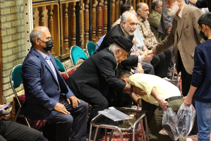 ورزش باستانی همراه با پهلوان ها در تکیه نیاوران