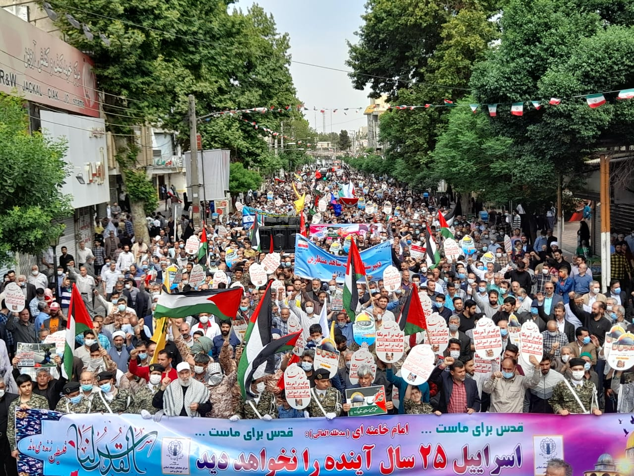 مردم ورامین در روز قدس حماسه ای دیگر آفریدند