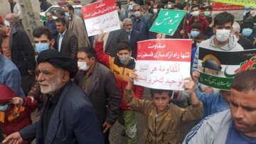 راهپیمایی روز قدس در شهرستان دلفان