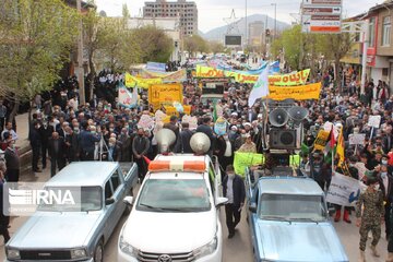 راهپیمایی روز قدس در خلخال برگزار شد