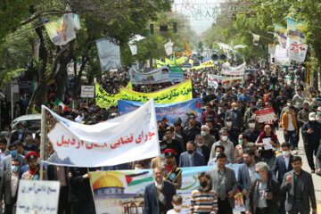 راهپیمایی باشکوه روز قدس در اردبیل