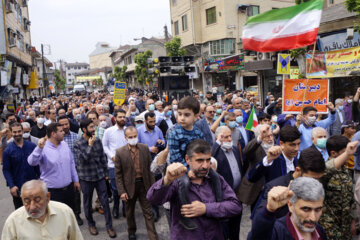 راهپیمایی روز قدس در صومعه سرا