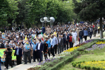 راهپیمایی روز قدس در آستارا