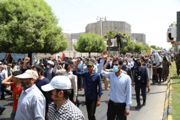 راهپیمایی باشکوه هرمزگانی در روز جهانی قدس