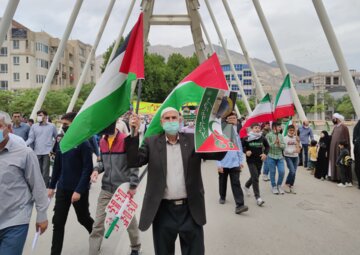 راهپیمایی روز قدس در خرم‌آباد