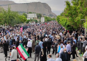 راهپیمایی روز قدس در خرم‌آباد