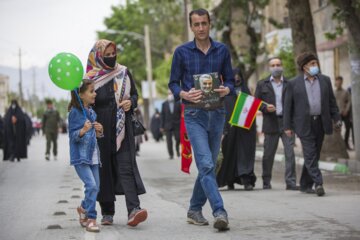 راهپیمایی روز قدس در شهر کرمانشاه