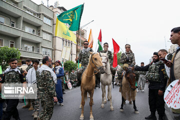 دارالحکومت تہران میں عالمی یوم القدس کی شاندر ریلی پر ایک جھلک