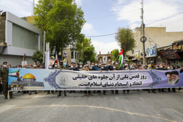  راهپیمایی روز قدس در شهرکرد