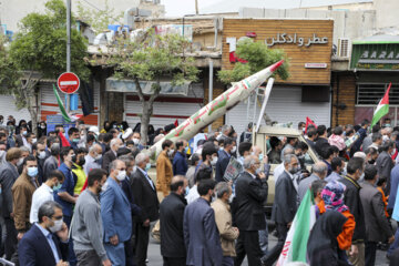  راهپیمایی روز قدس در شهرکرد