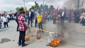 شکوه حماسه راهپیمای روز قدس در ملایر