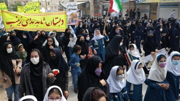 راهپیمایی روز جهانی قدس در شهرستان سرپل ذهاب