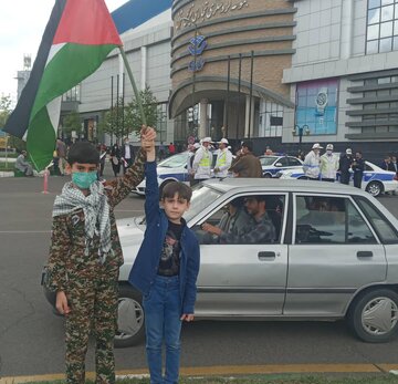 قاب‌عکس‌های ماندگار از راهپیمایی روز قدس در زنجان