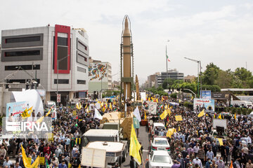 ایرانیوں کی فلسطینی عوام سے اظہار یکجہتی کے مناظر