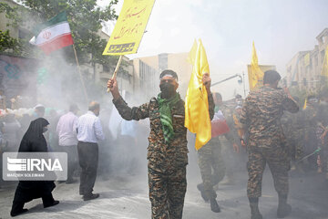 ایرانیوں کی فلسطینی عوام سے اظہار یکجہتی کے مناظر