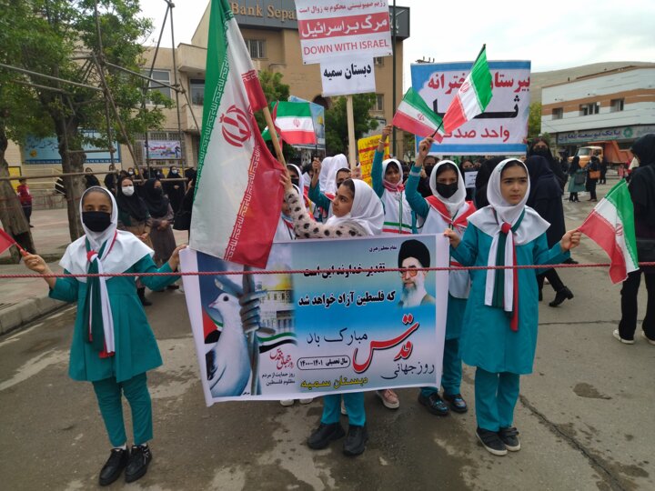 فریاد «مرگ بر اسراییل» در جنوب آذربایجان غربی طنین انداز شد