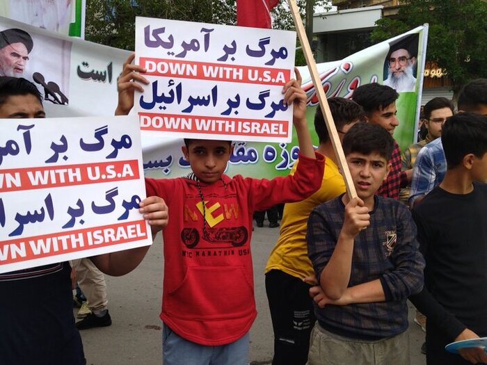 ایران بھر میں عالمی یوم القدس کے موقع پر "طاقتور مظلوم" کی حمایت میں عظیم الشان ریلیاں نکالی گئیں