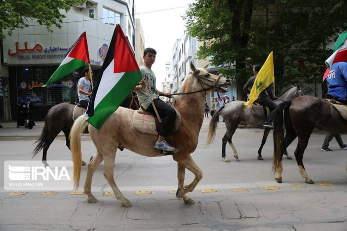 مردم خراسان شمالی آزادی قدس را فریاد زدند