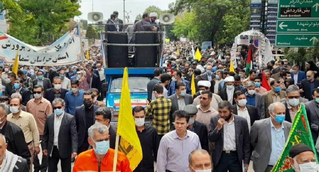 راهپیمایی روز قدس در خراسان شمالی آغاز شد