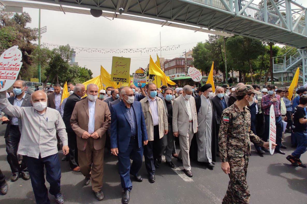 حمایت یکپارچه شهروندان ری از انتفاضه فلسطین   حمایت یکپارچه شهروندان ری از انتفاضه فلسطین