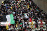 تجمع خودجوش مردم ایلام در حمایت از ملت مظلوم فلسطین