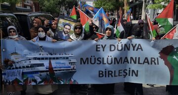 Demonstrationen zum Welt-Quds-Tag in verschiedenen Städten der Türkei