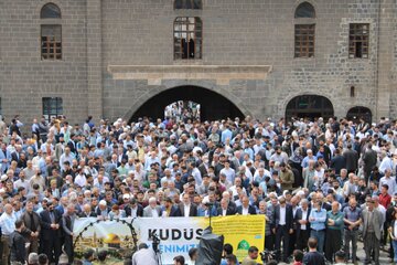 Demonstrationen zum Welt-Quds-Tag in verschiedenen Städten der Türkei
