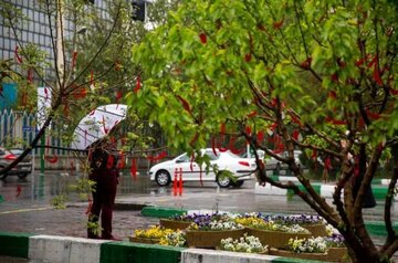 سامانه بارشی تا فردا در اصفهان فعال است