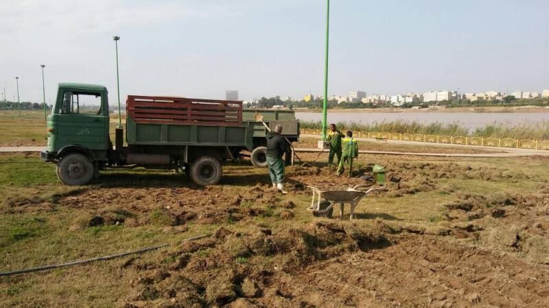 پرونده تخلف هواپیمای مسافری و درختکاری ساحلی در اهواز به مراجع قضایی رفت